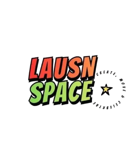 Logo LAUSN SPACE — Create, Move & Celebrate